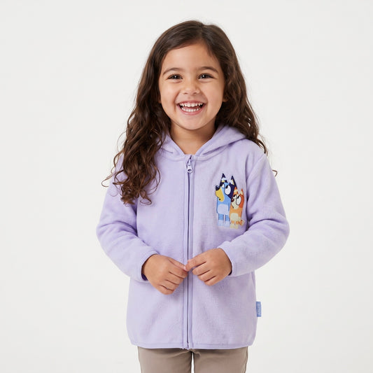 Polar con Gorro Niña Sorpresa Morado Bingo & Bluey - Polares Chile | The Brands Club cl