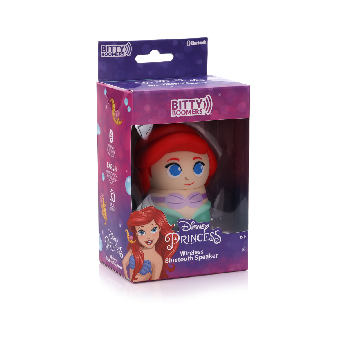 Parlante Bluetooth Portatil Ariel Disney Bitty Boomers