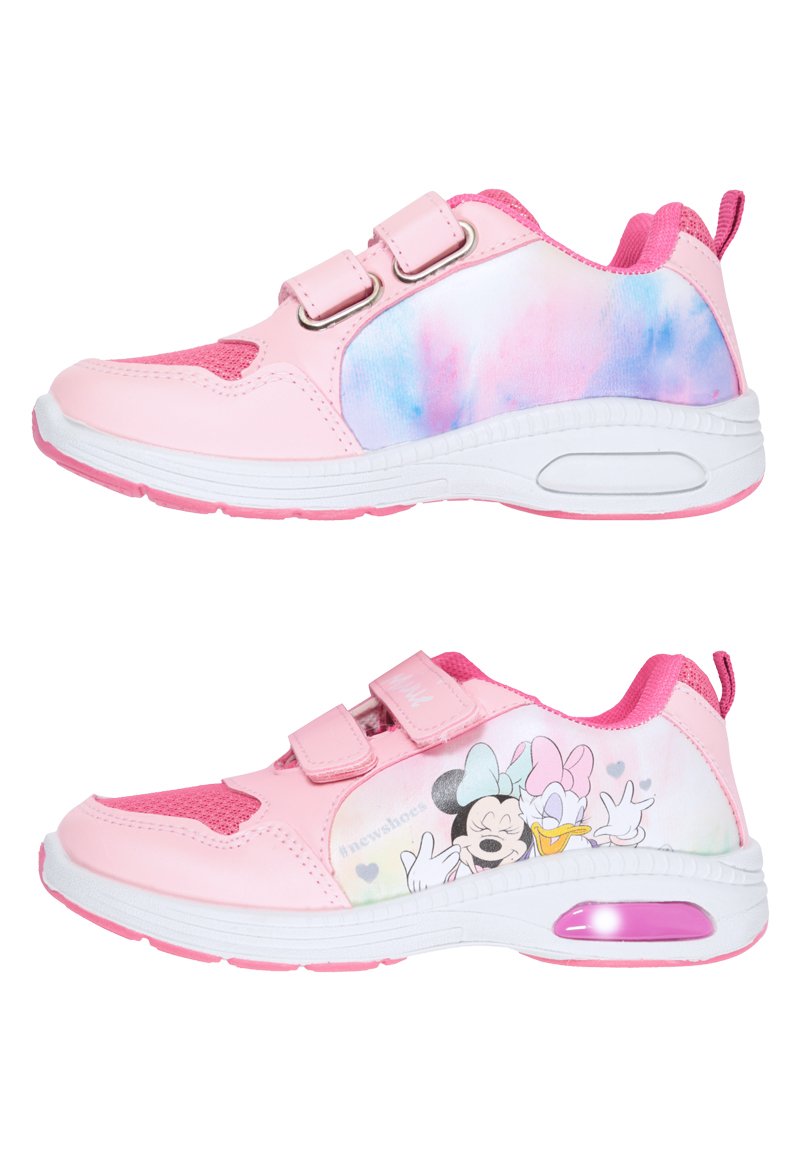 Zapatilla Luces Niña Minnie BFF Rosado Disney