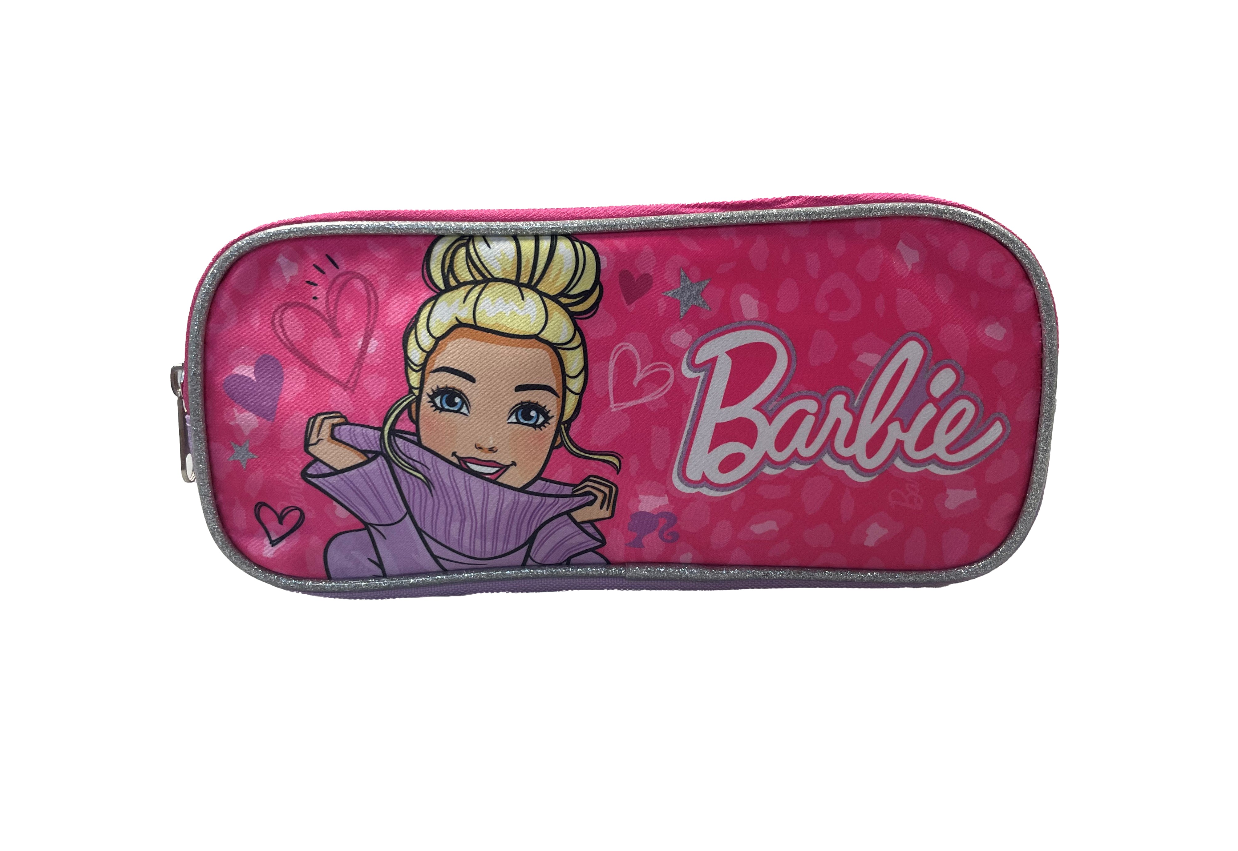 Estuche Escolar Niña Doble Cierre Pretty Barbie