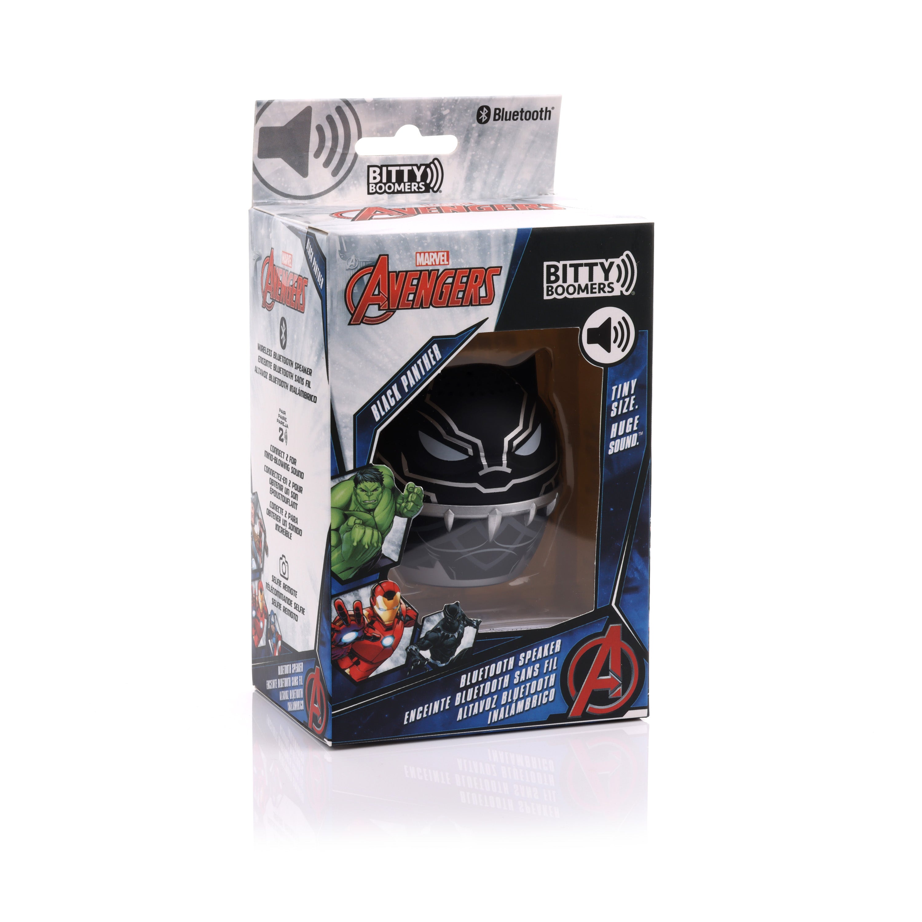 Parlante Bluetooth Portatil Black Panther Marvel Bitty Boomers