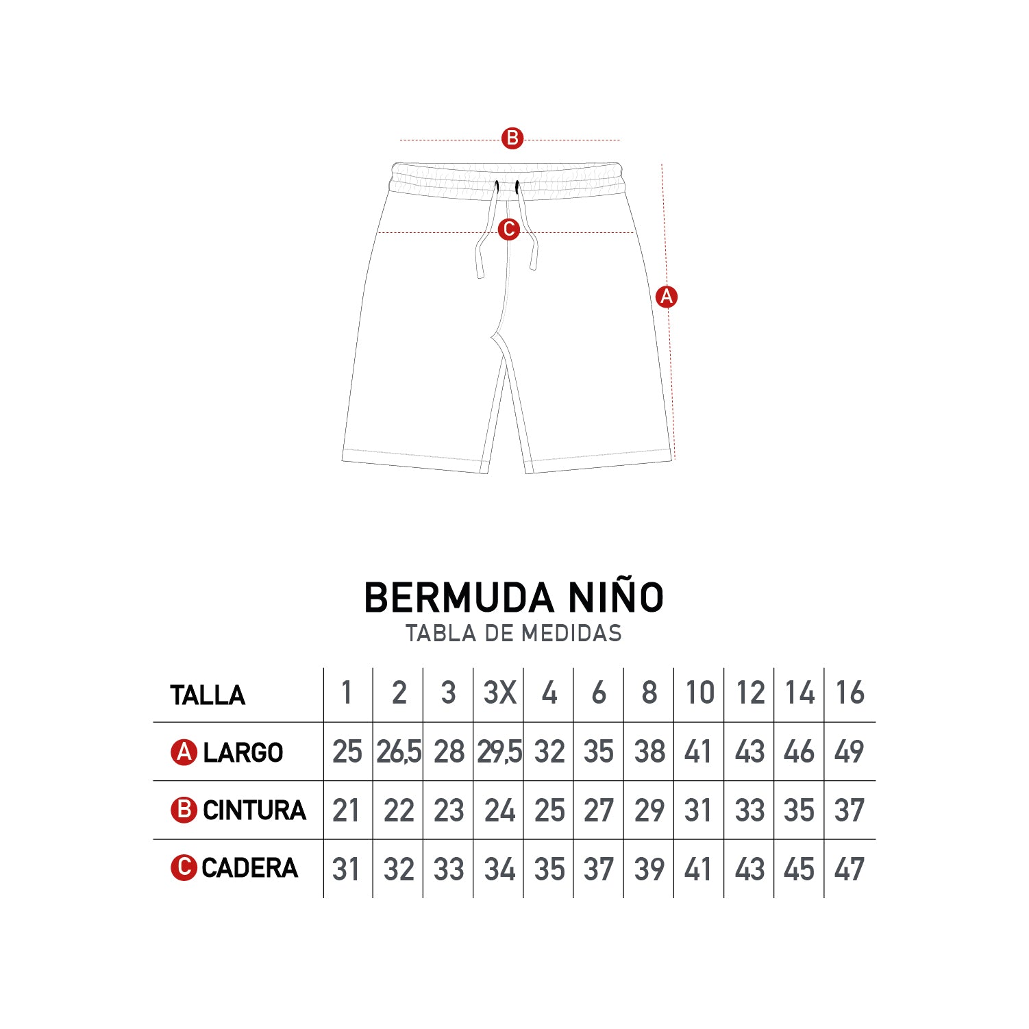 Short Niño Letra Mickey Azul Disney