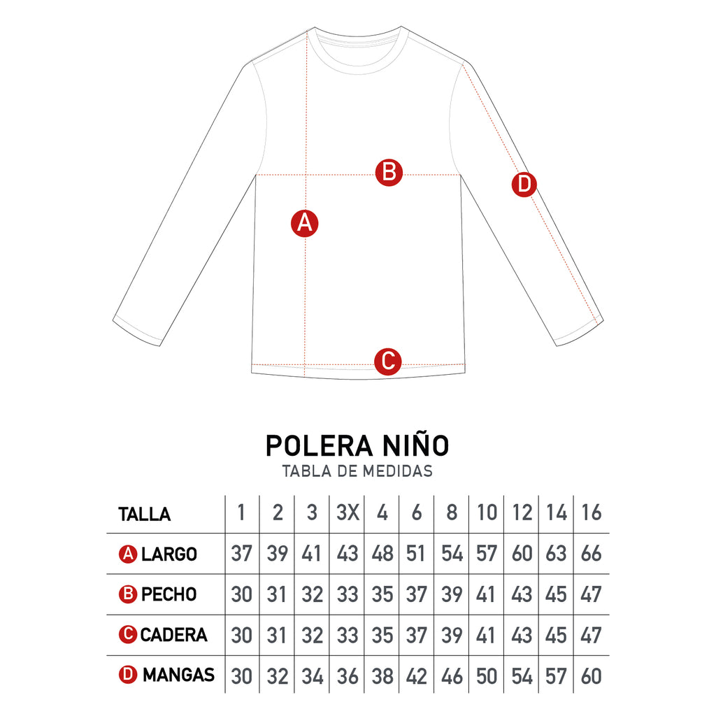 Polera Manga Larga Niño Personajes Blanco Marvel