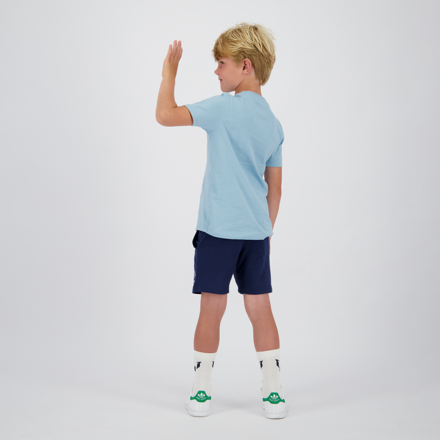 Polera Manga Corta Niño Logo Celeste Messi