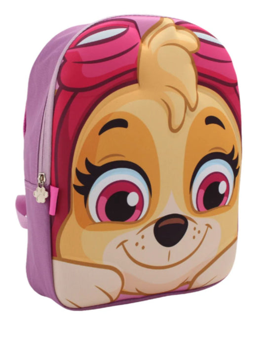 Mochila Niña Skye Face 3D Rosada Paw Patrol - Mochilas Chile | The Brands Club cl