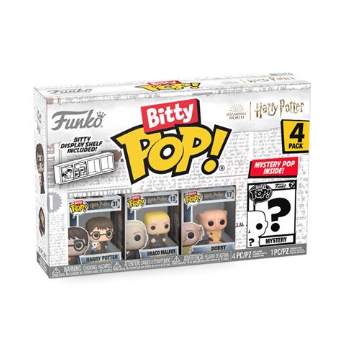 Funko Bitty Pop: HP- Harry Potter 4 unidades
