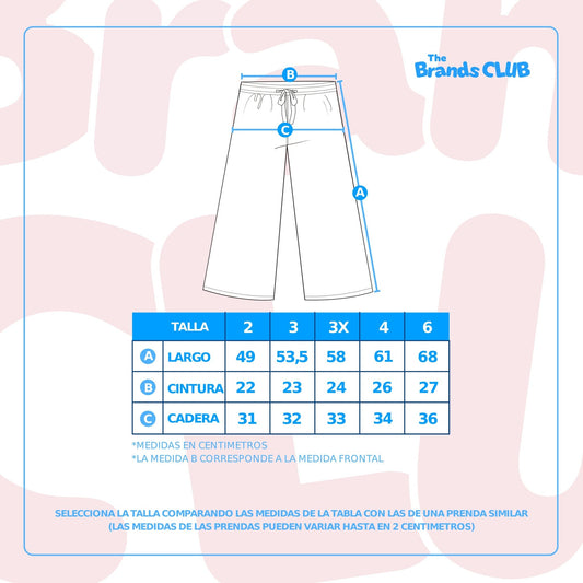 Pantalón de Buzo Niña Palazzo Skye Rosado Paw Patrol - Pantalones Chile | The Brands Club cl