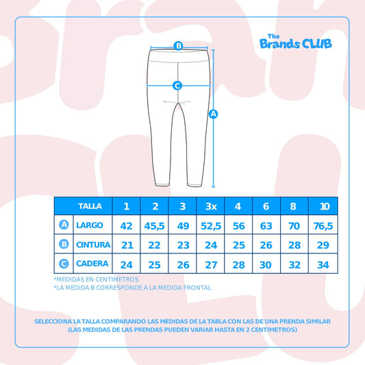 Calza Niña Logo Gris Bluey - Calzas Chile | The Brands Club cl