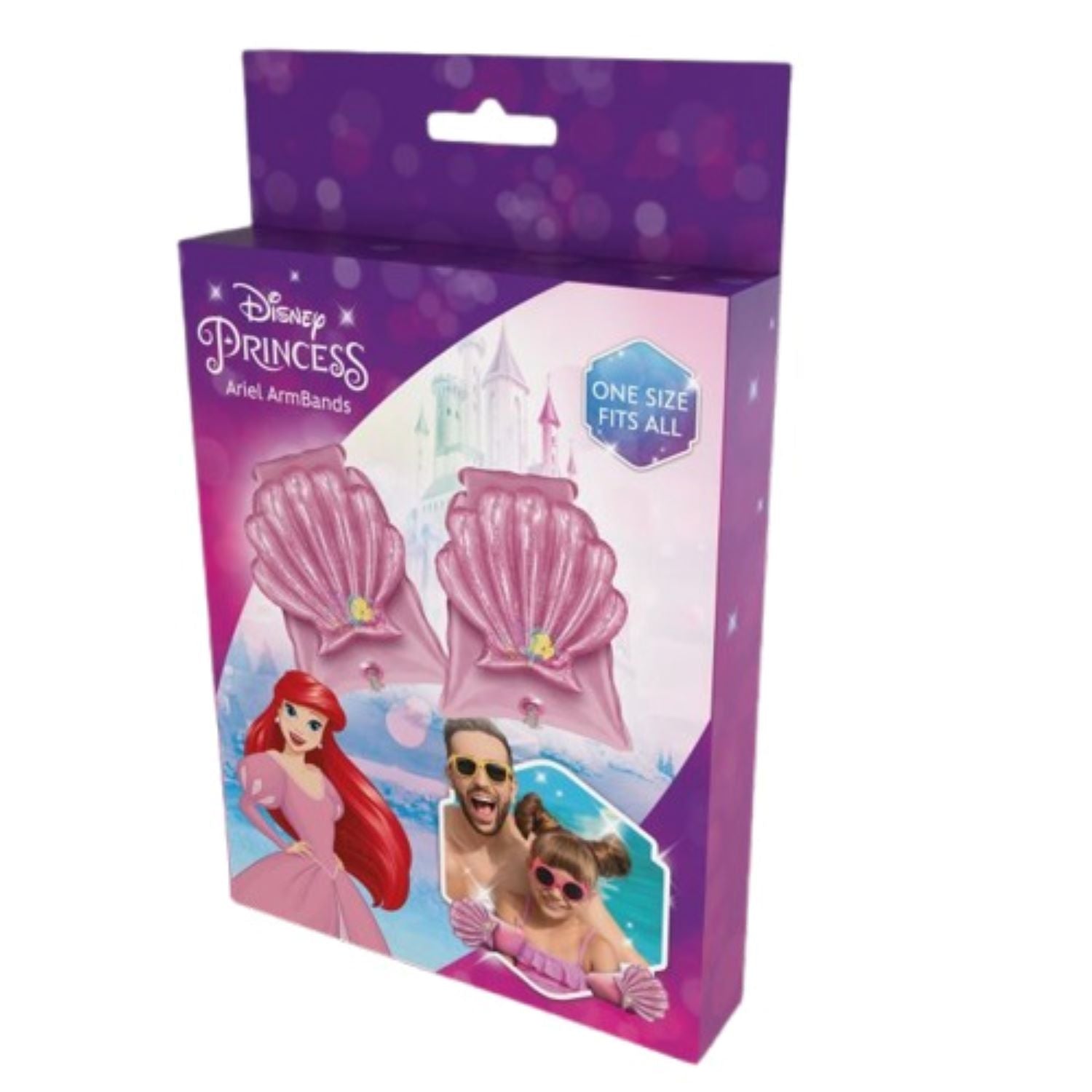 Flotador Alitas Niña Ariel Princesas Rosado Disney