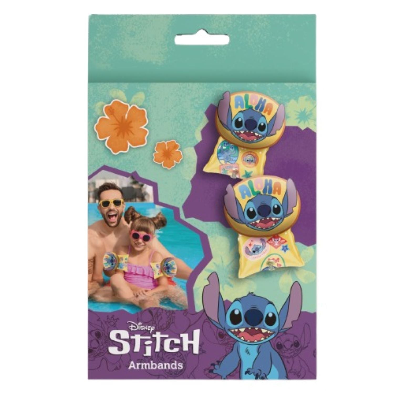 Flotador Alitas Niño Lilo & Stitch Amarillo Disney
