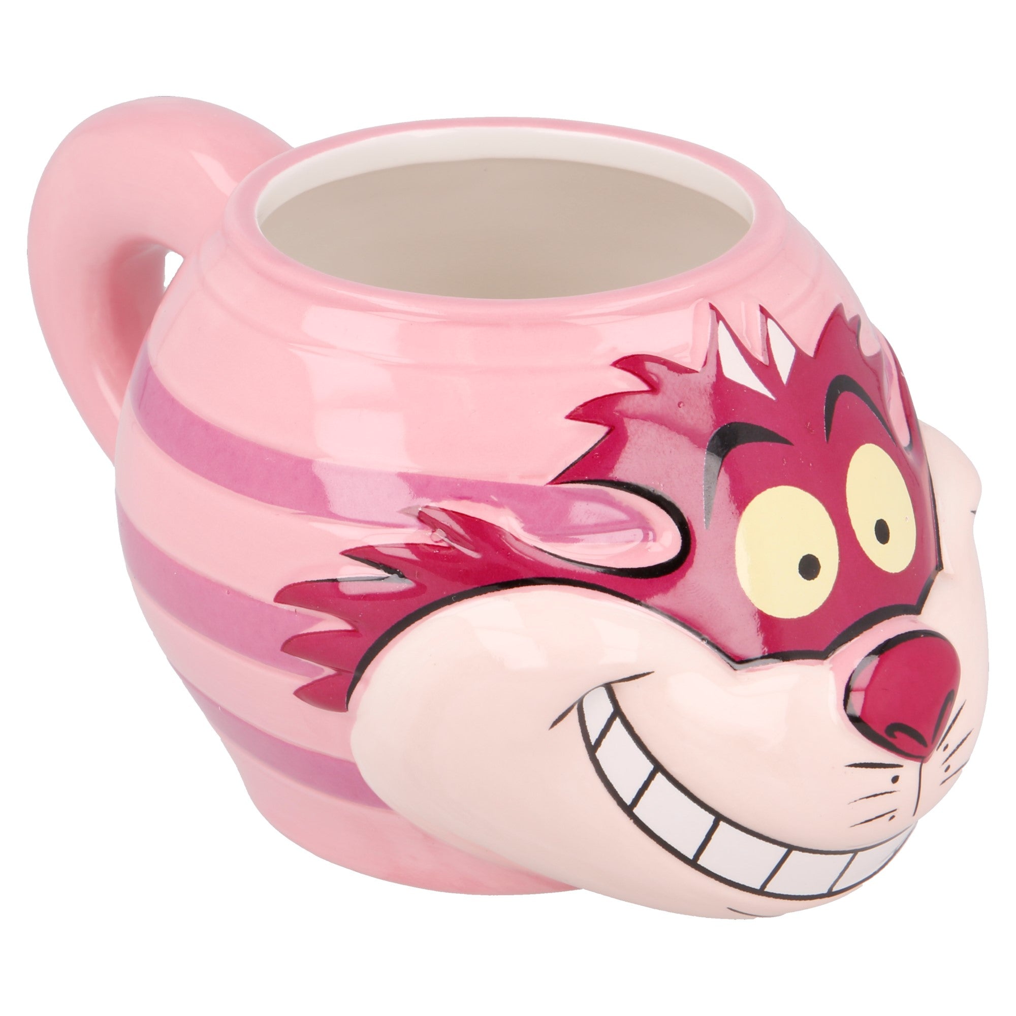 Tazon Ceramica 3D Gato Cheshire Alicia en el Pais de las Maravilla 320 ml