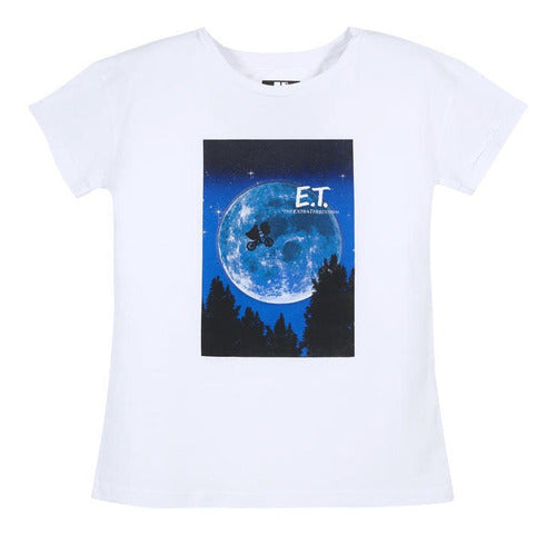 Polera Mujer Alien Blanco E.T