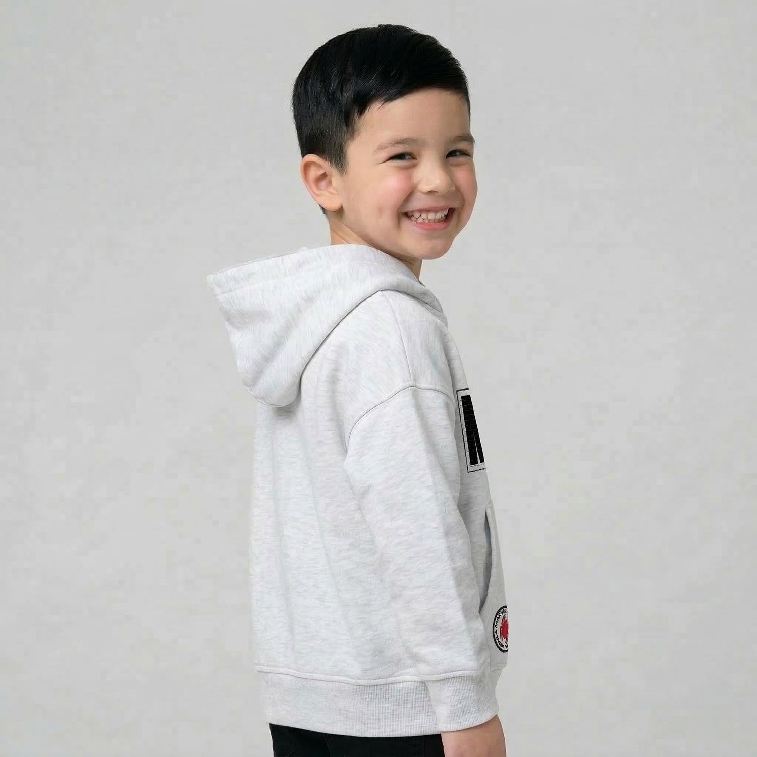 Polerón Cerrado Niño Hoodie Spiderman Blanco Marvel - Polerones Chile | The Brands Club cl