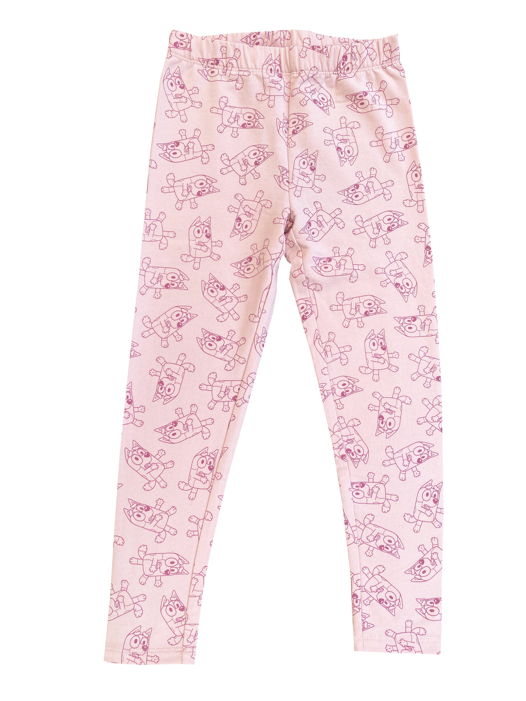 Calza Niña Full Print Rosado Bluey