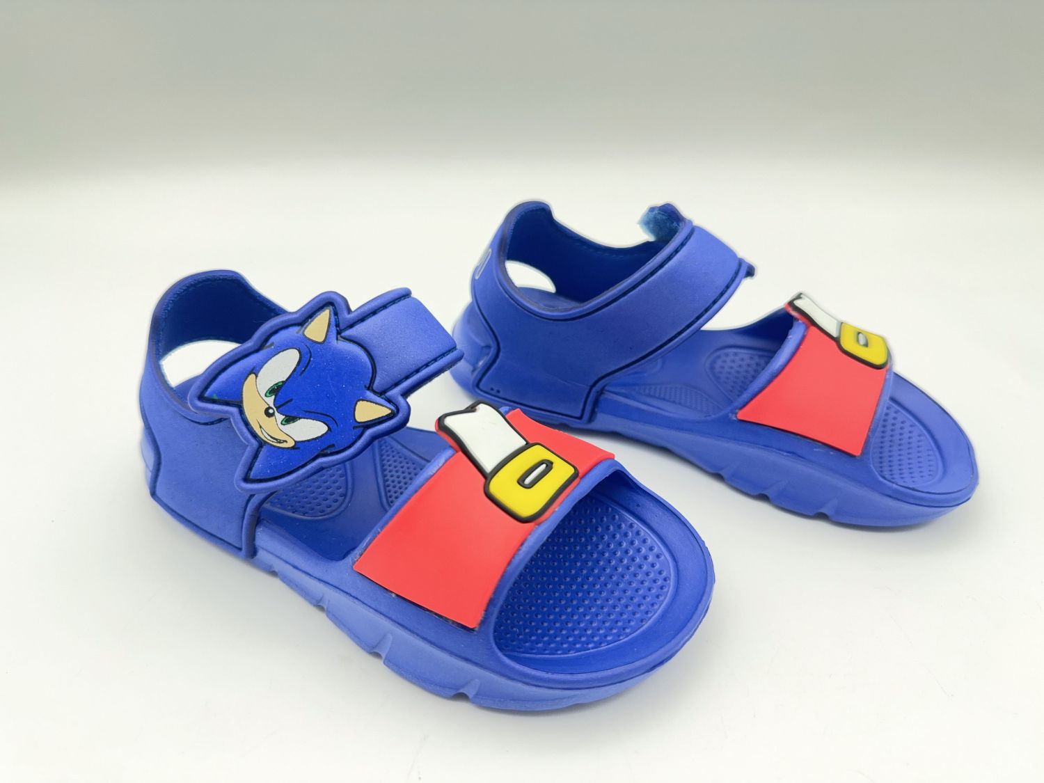 Sandalia Niño Azul Carita Sonic