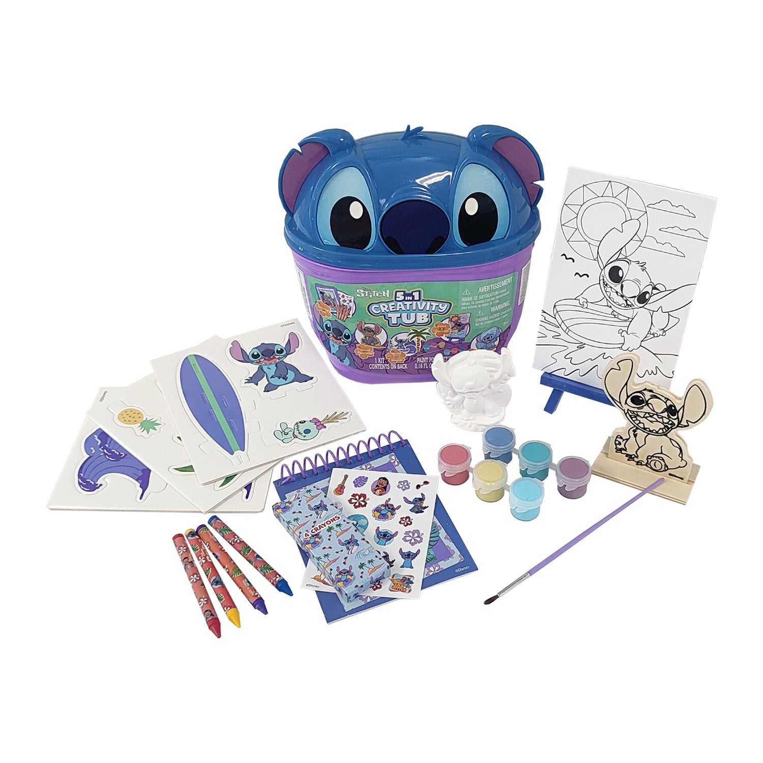 Set 5 En 1 Actividades Artisticas Lilo & Stitch Disney
