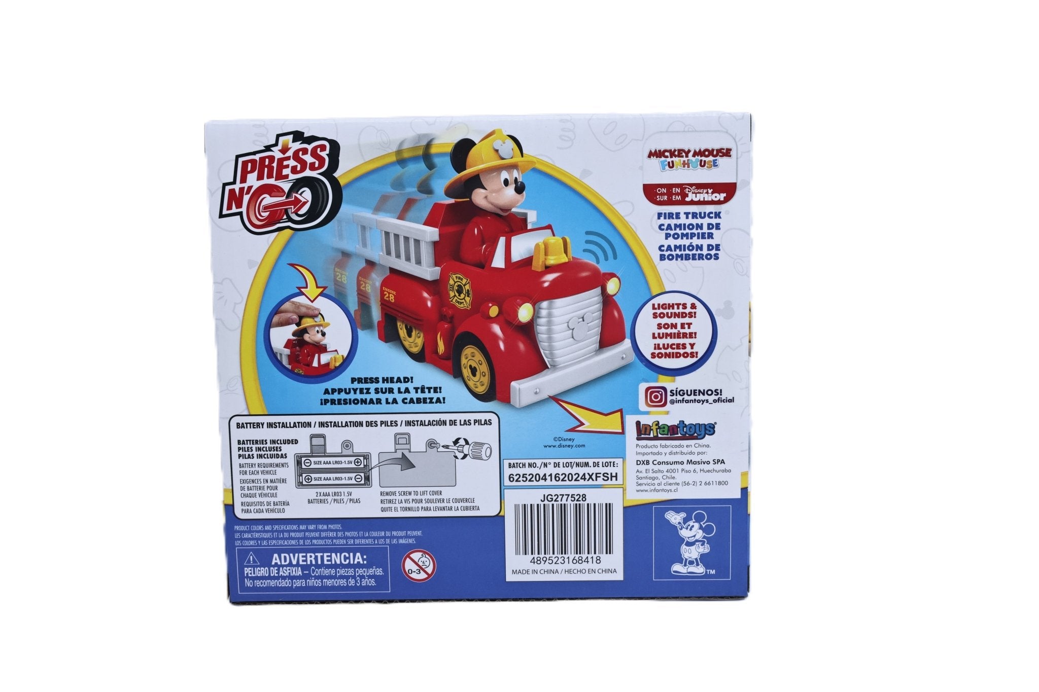 Camión De Bomberos Mickey Disney - Juguetes Chile | The Brands Club cl