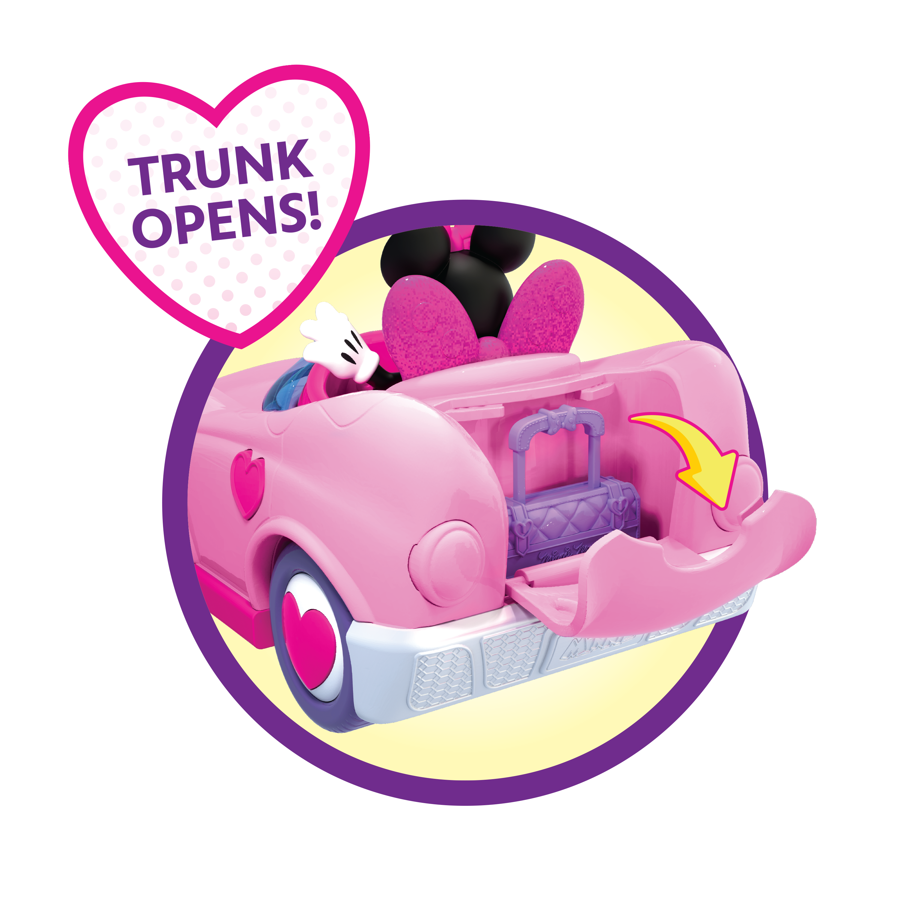 Vehiculo Con Figura Minnie Disney