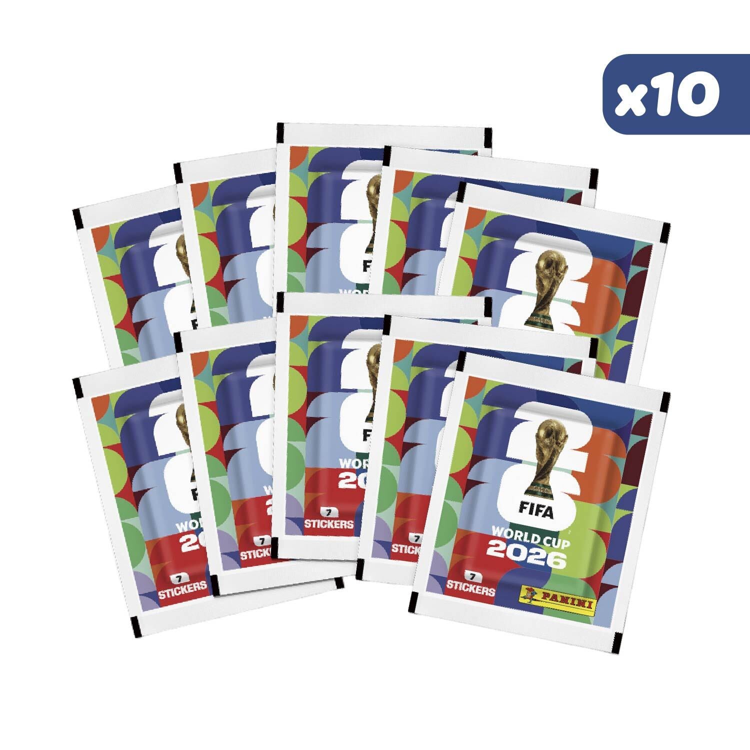 Pack 10 Sobres Láminas Mundial FIFA 2026 Panini