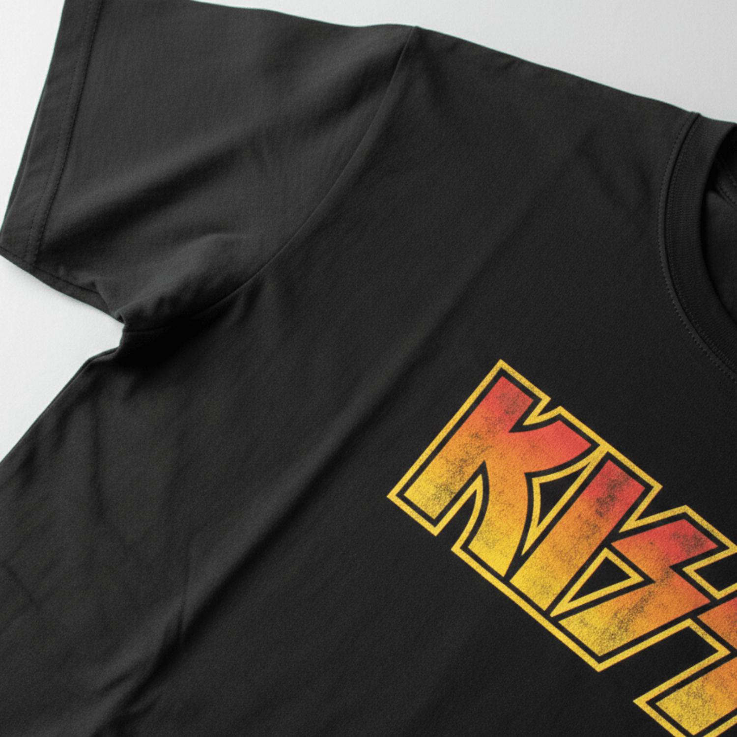 Polera Manga Corta Hombre Logo Negro Kiss - Poleras Chile | The Brands Club cl