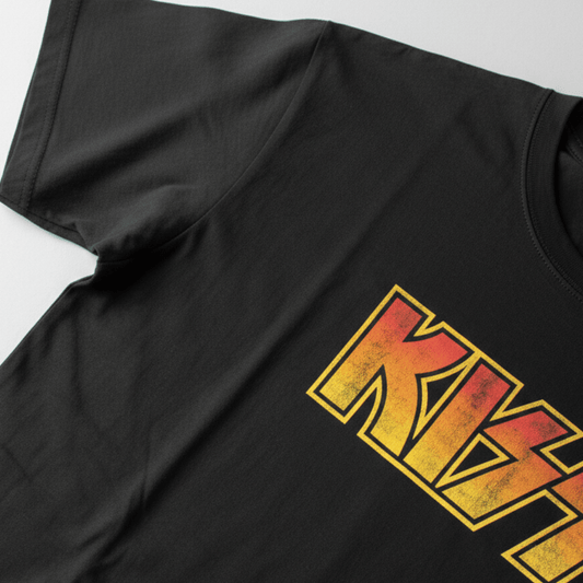 Polera Manga Corta Hombre Logo Negro Kiss - Poleras Chile | The Brands Club cl