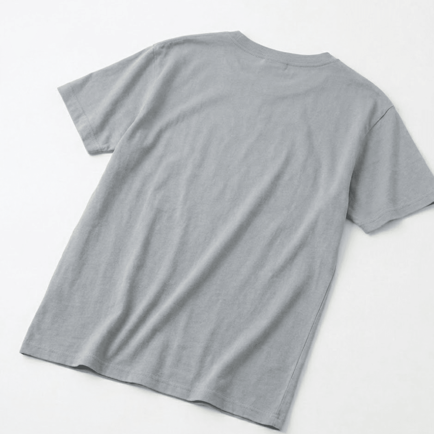 Polera Manga Corta Mujer Bandera Gris ACDC - Poleras Chile | The Brands Club cl