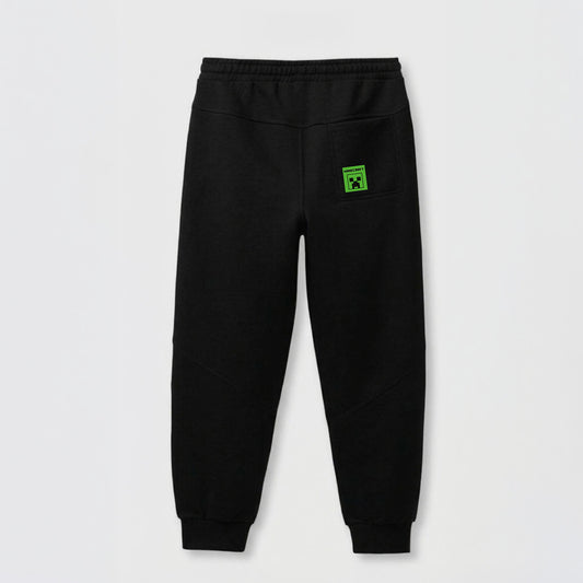 Pantalón de Buzo Niño Minecraft Personaje Bolsillo Negro - Pantalones Chile | The Brands Club cl