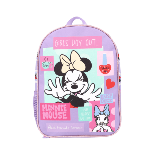 Mochila Escolar Niña Dos Diseños Minnie Rosado Disney - Mochilas Chile | The Brands Club cl