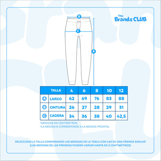 Pantalón de Buzo Niña Azul Personaje Bluey - Pantalones Chile | The Brands Club cl