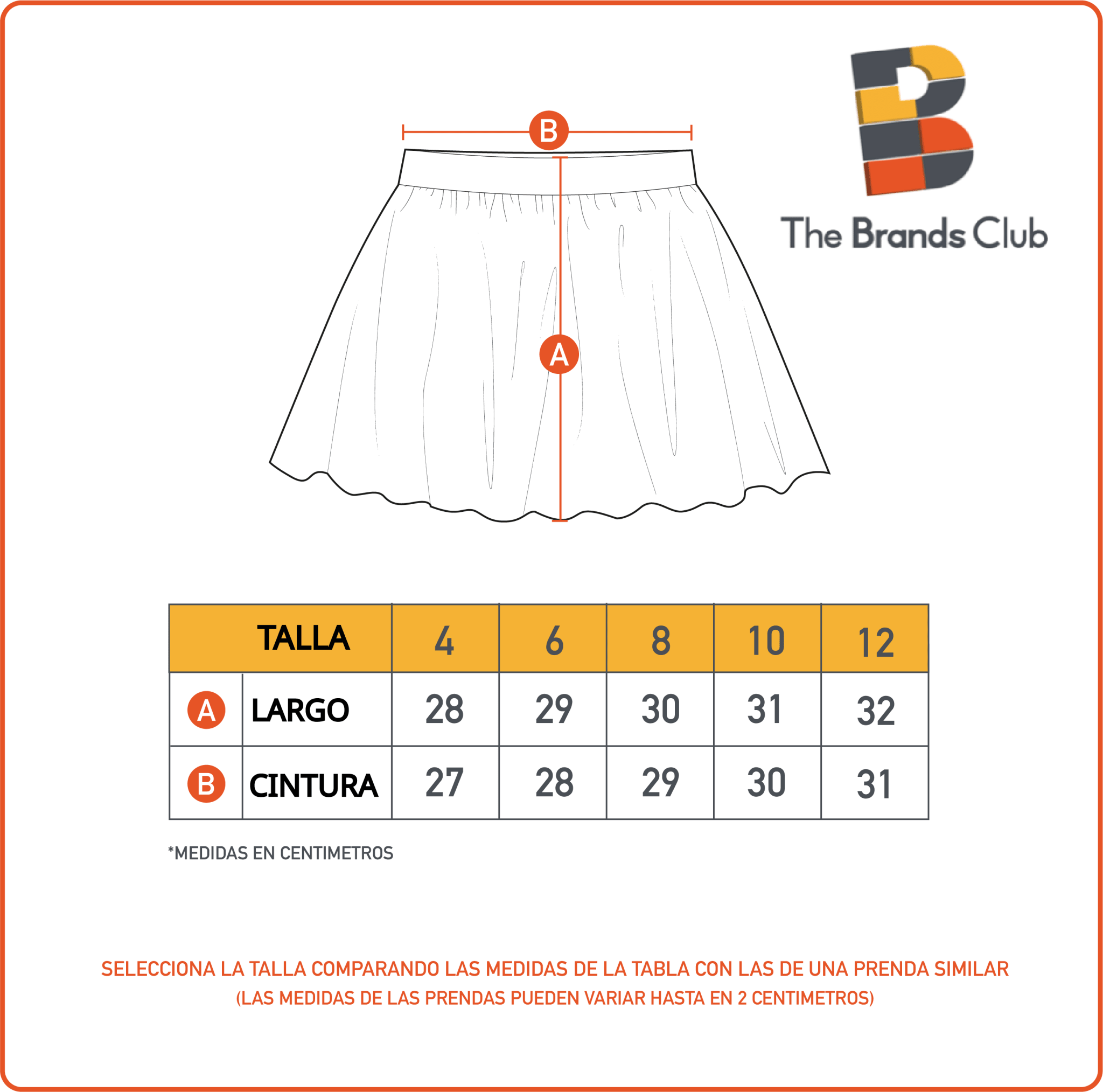 Falda Niña Azul Denim Hello Kitty - Faldas Chile | The Brands Club cl