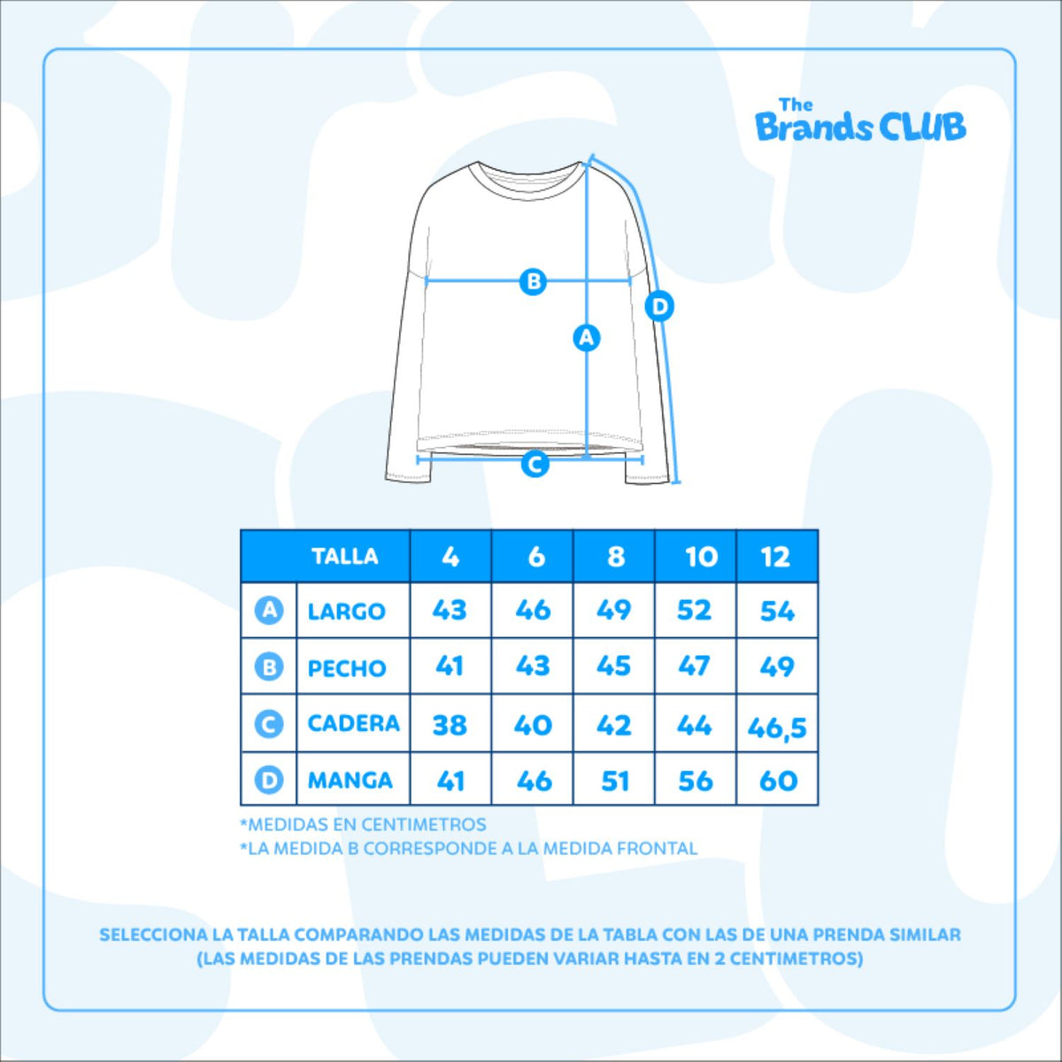 Polera Manga Larga Niña Guiño Lilo & Stitch Azul Disney - Poleras Chile | The Brands Club cl