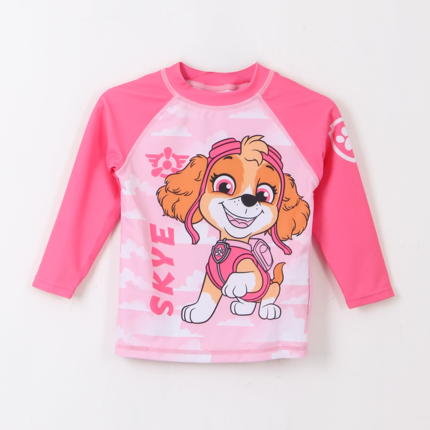 Polera UV Niña Rosado Skye Paw Patrol