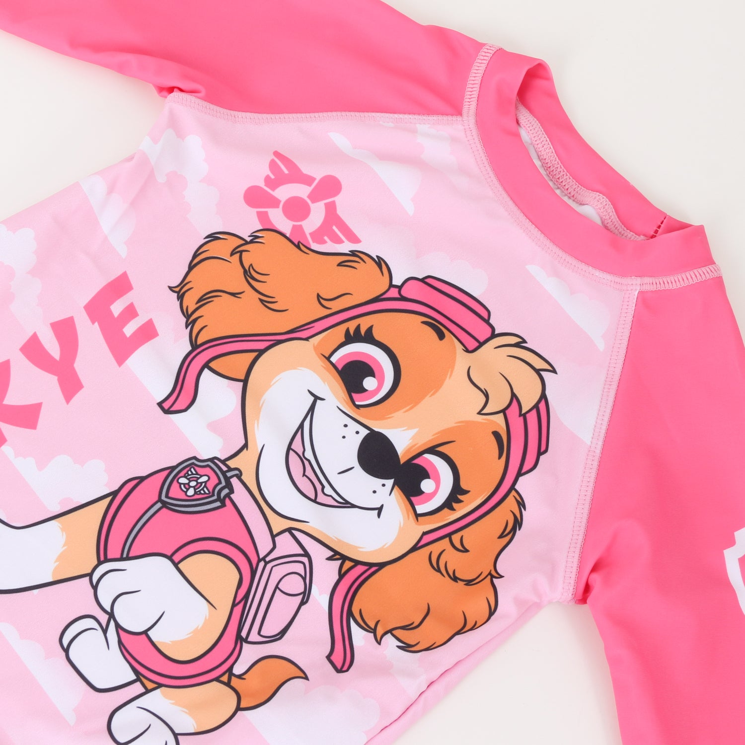 Polera UV Niña Rosado Skye Paw Patrol
