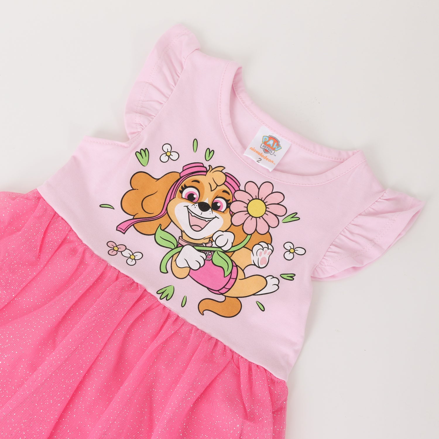 Vestido Niña Rosado Tull Paw Patrol - Vestidos Chile | The Brands Club cl