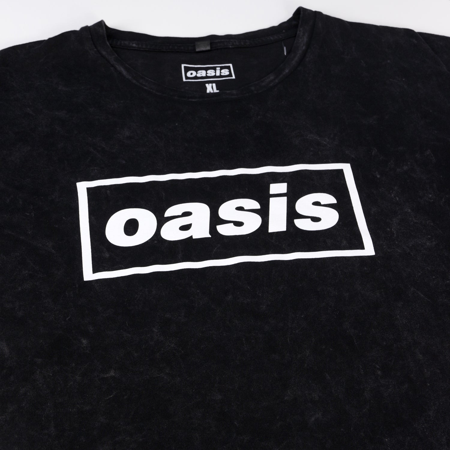 Polera Manga Corta Hombre Gris Logo Oasis