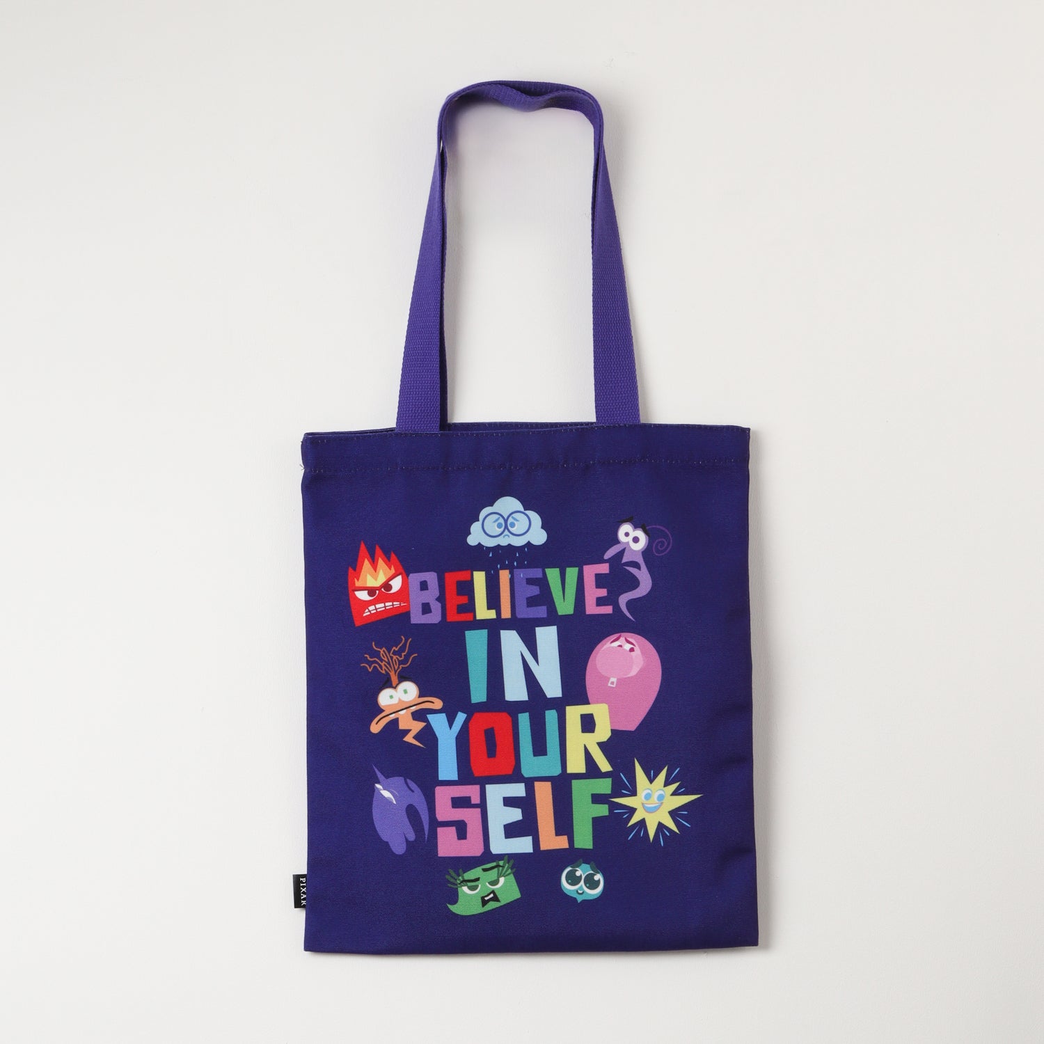 Totebag Niño Azul Personajes Color Pixar Disney