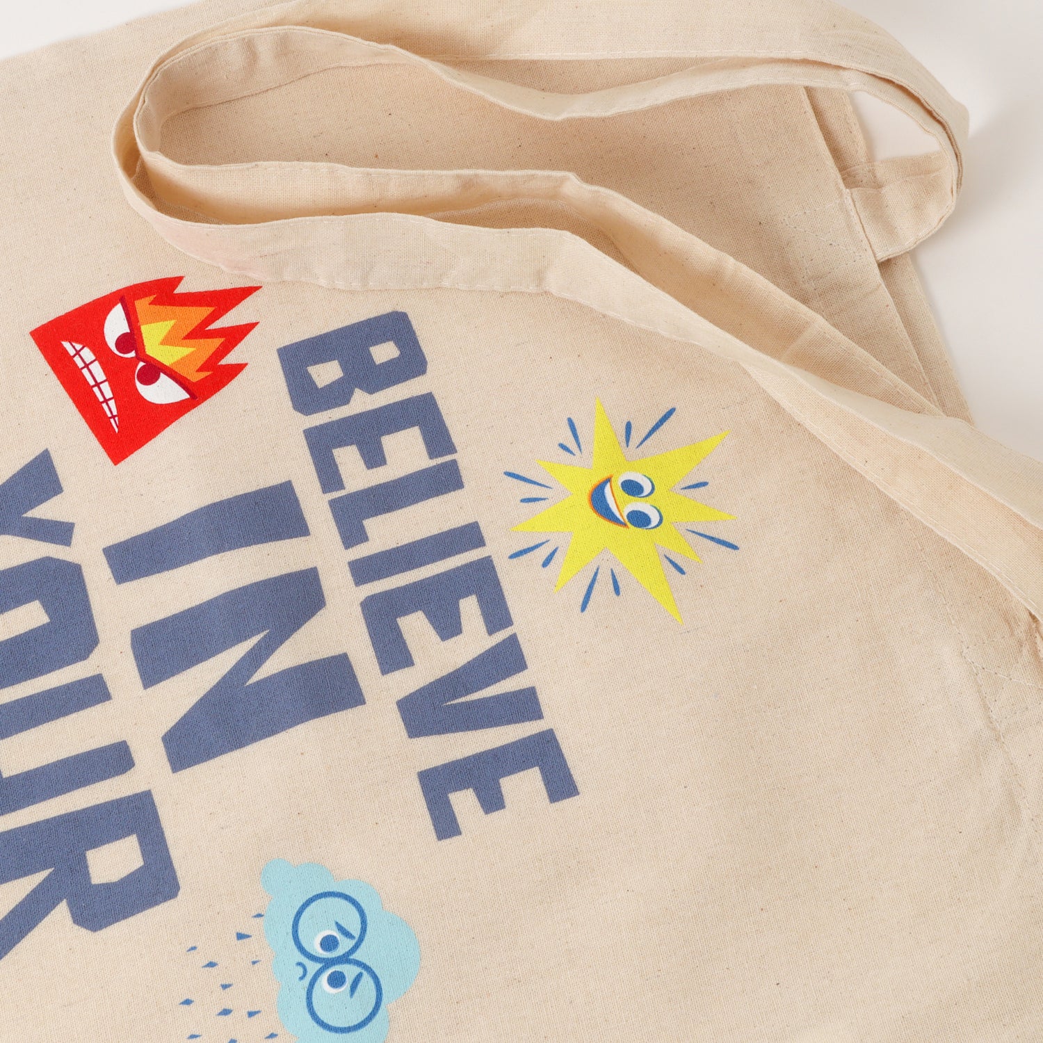 Totebag Niño Beige Personajes Colo Pixar Disney