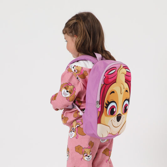 Mochila Niña Skye Face 3D Rosada Paw Patrol - Mochilas Chile | The Brands Club cl