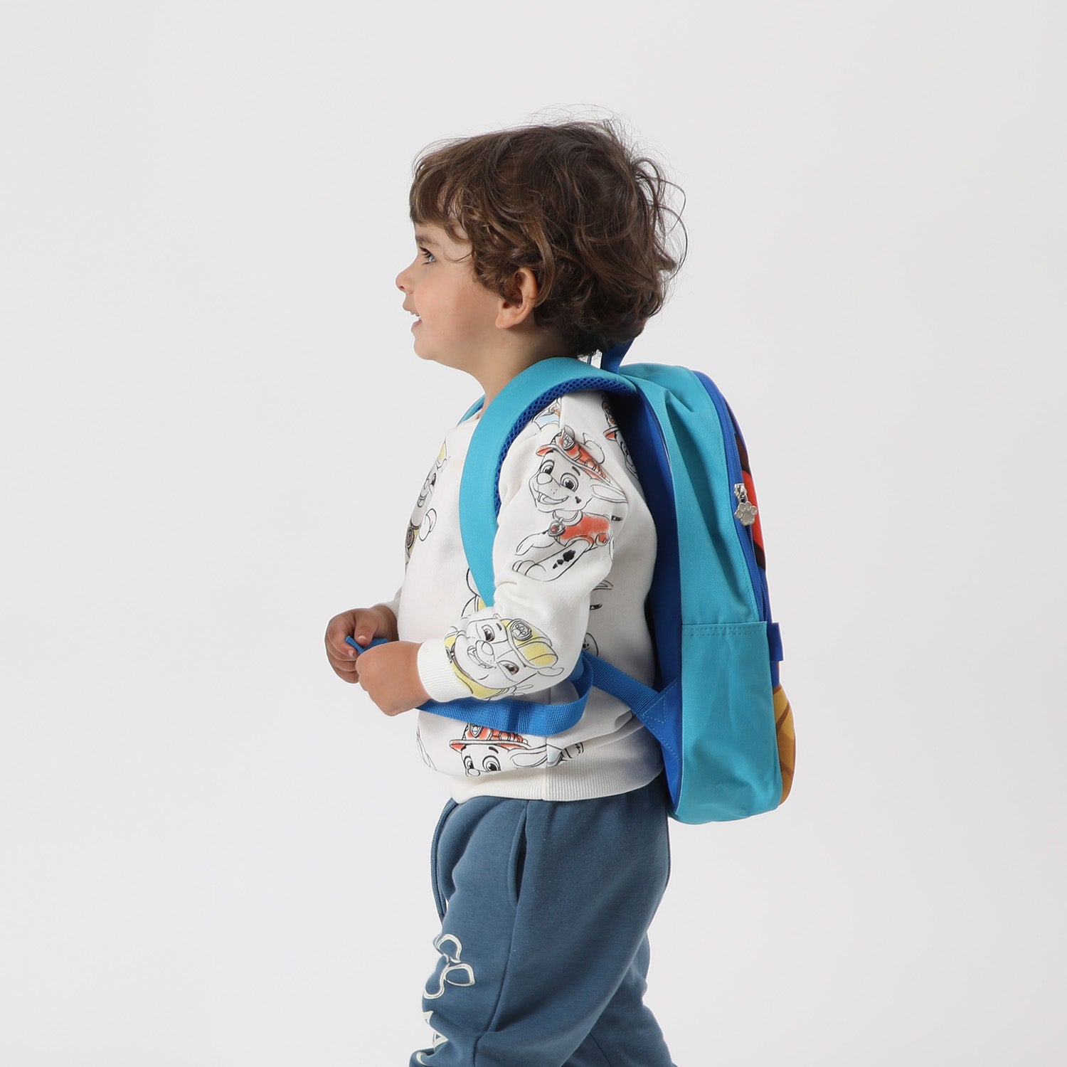 Mochila Niño Chase Face 3D Azul Paw Patrol - Mochilas Chile | The Brands Club cl