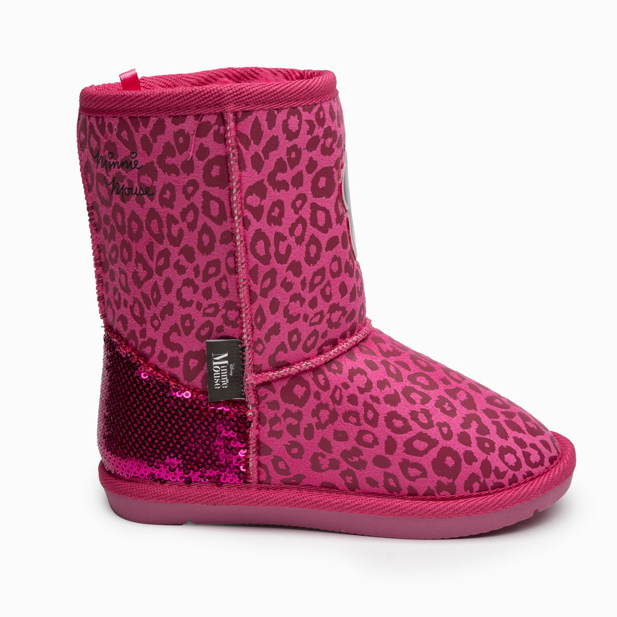 Bota Chiporro Niña Animal Print Minnie Fucsia Disney - Botas y Botines Chile | The Brands Club cl