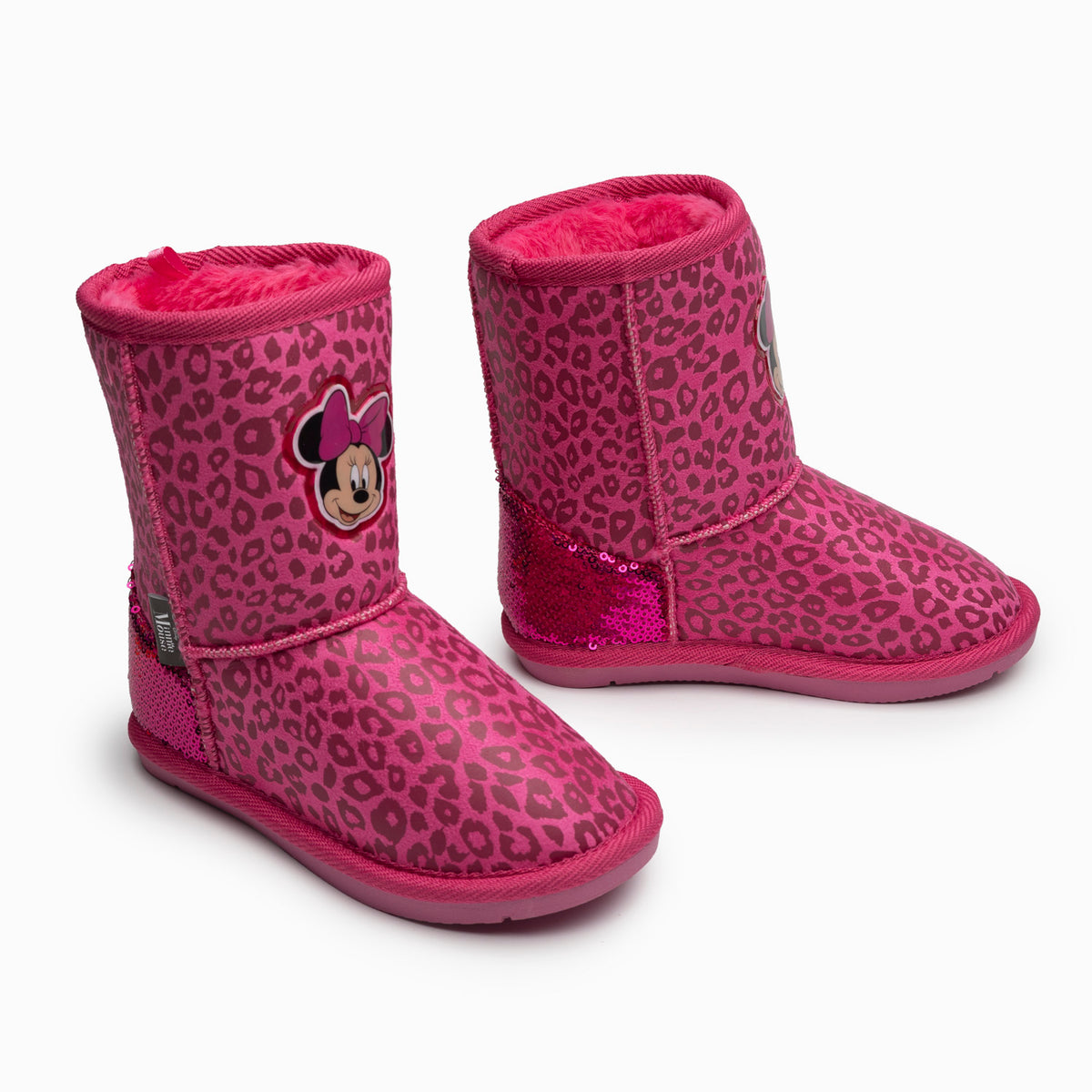 Bota Chiporro Niña Animal Print Minnie Fucsia Disney - Botas y Botines Chile | The Brands Club cl