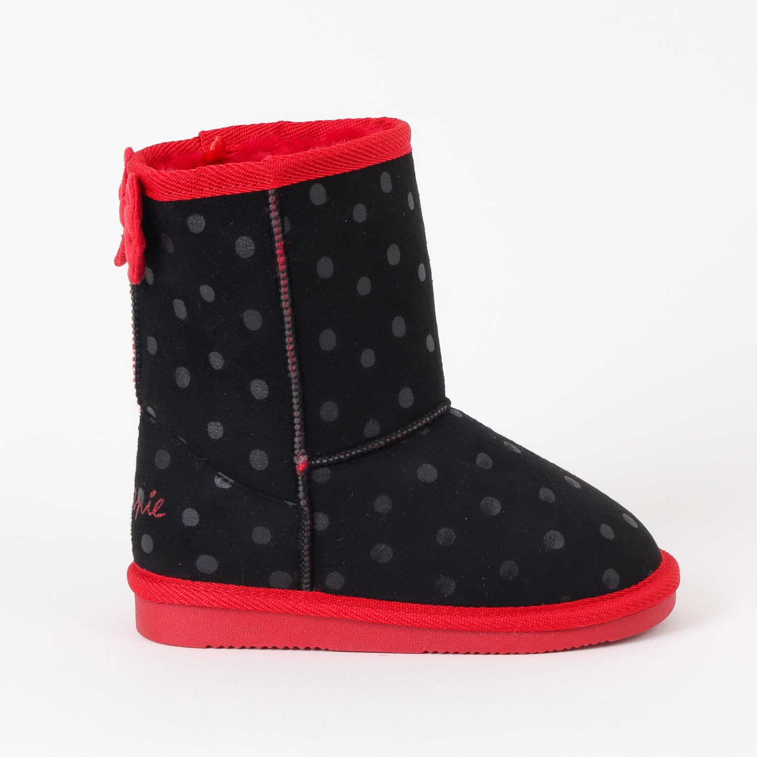 Bota Chiporro Niña Minnie Dots Negro Disney