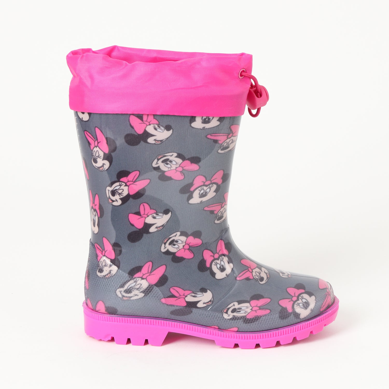 Bota De Agua Con Chiporro Niña Minnie Munch Rosado Disney