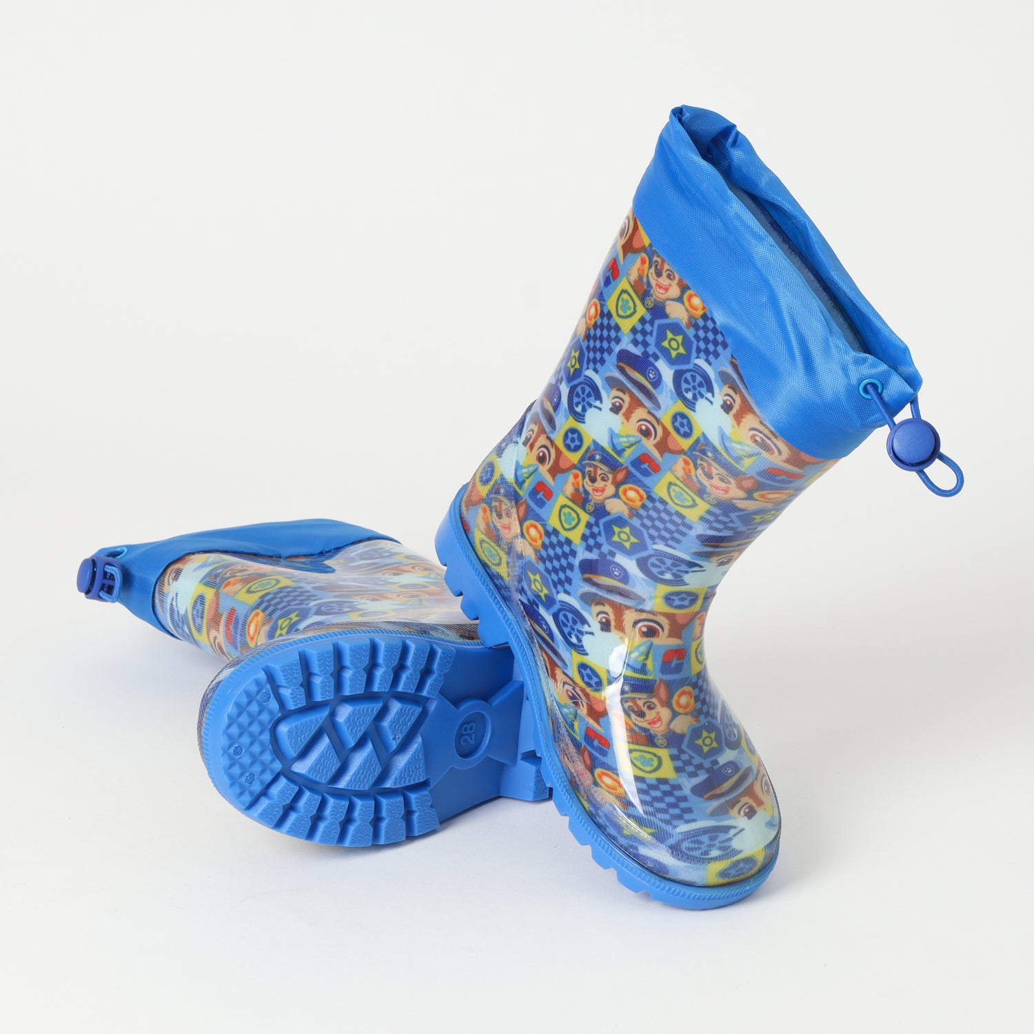 Bota De Agua Con Chiporro Niño Collage Azul Paw Patrol