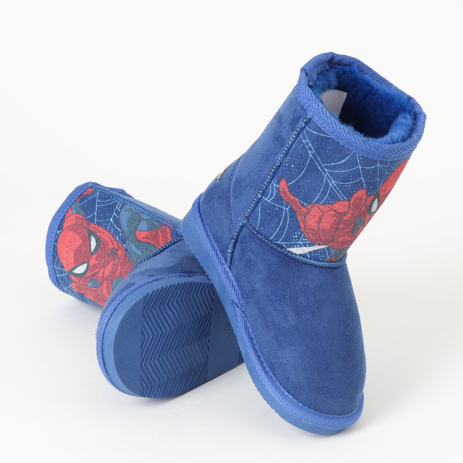 Bota Chiporro Niño Spiderman Telaraña Azul Marvel
