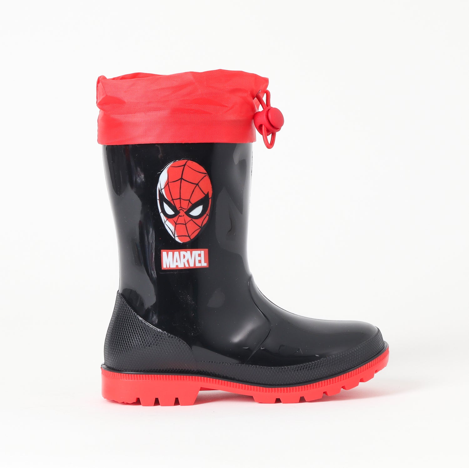 Bota De Agua Con Chiporro Niño Spiderman Mask Negro Marvel