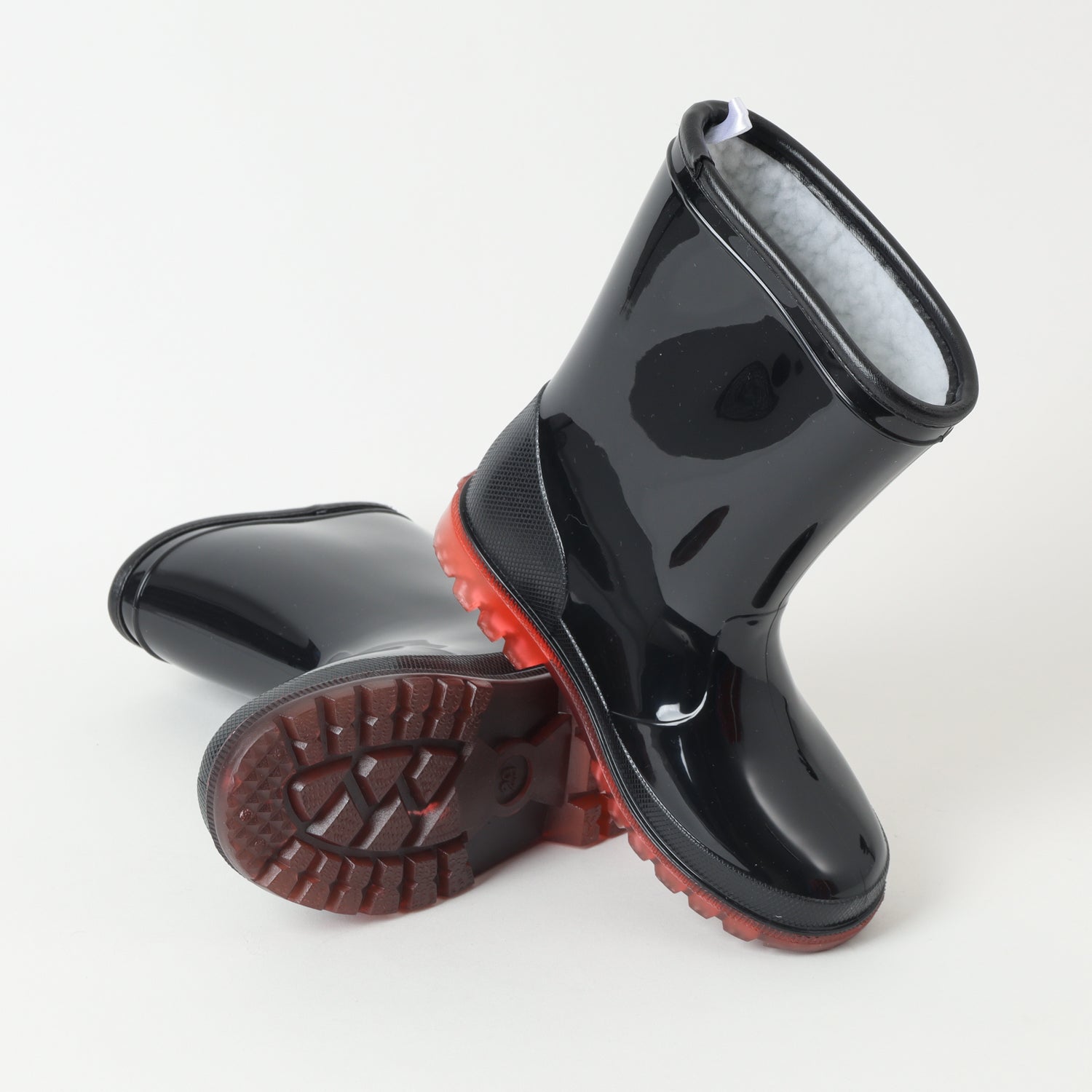 Bota De Agua Con Luces Y Chiporro Niño Spiderman Negro Marvel