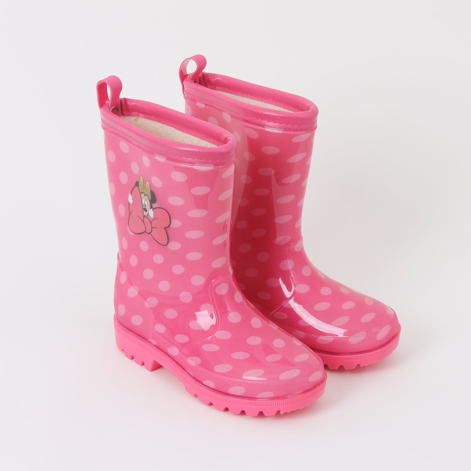 Bota de Agua Niña Cinta Minnie Rosado Disney - Botas y Botines Chile | The Brands Club cl