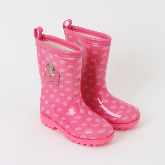 Bota de Agua Niña Cinta Minnie Rosado Disney - Botas y Botines Chile | The Brands Club cl