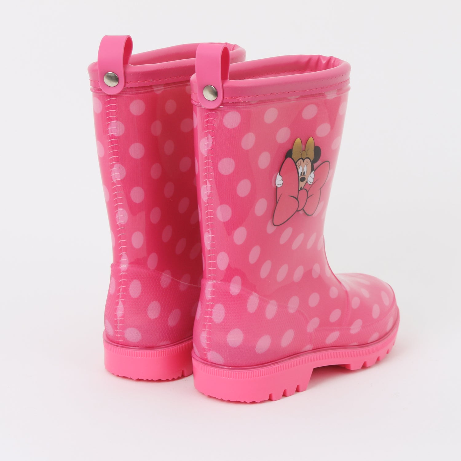 Bota de Agua Niña Cinta Minnie Rosado Disney - Botas y Botines Chile | The Brands Club cl